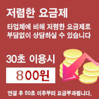 전화운세 상담 요금안내